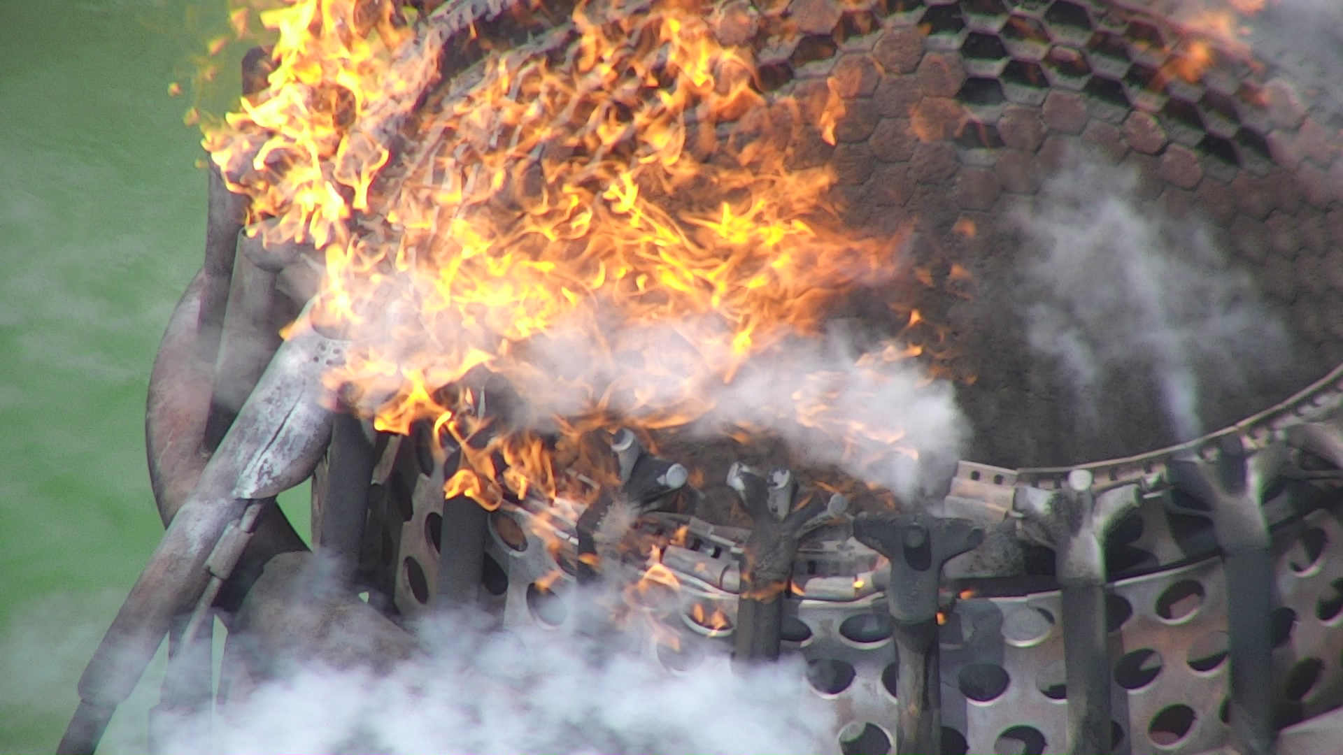 The purpose of a Thermal Survey on a live Flare Stack.